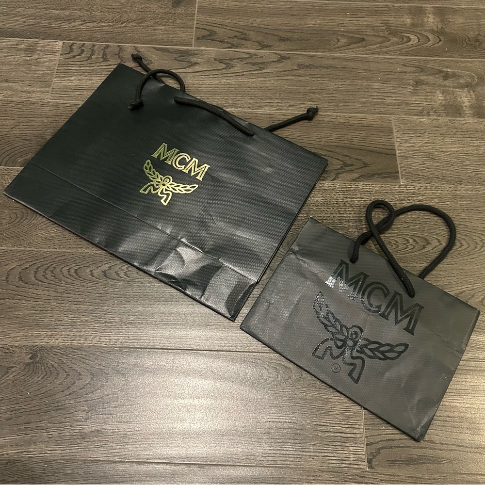 McM Paper Bags x1 Large and x1 Small
